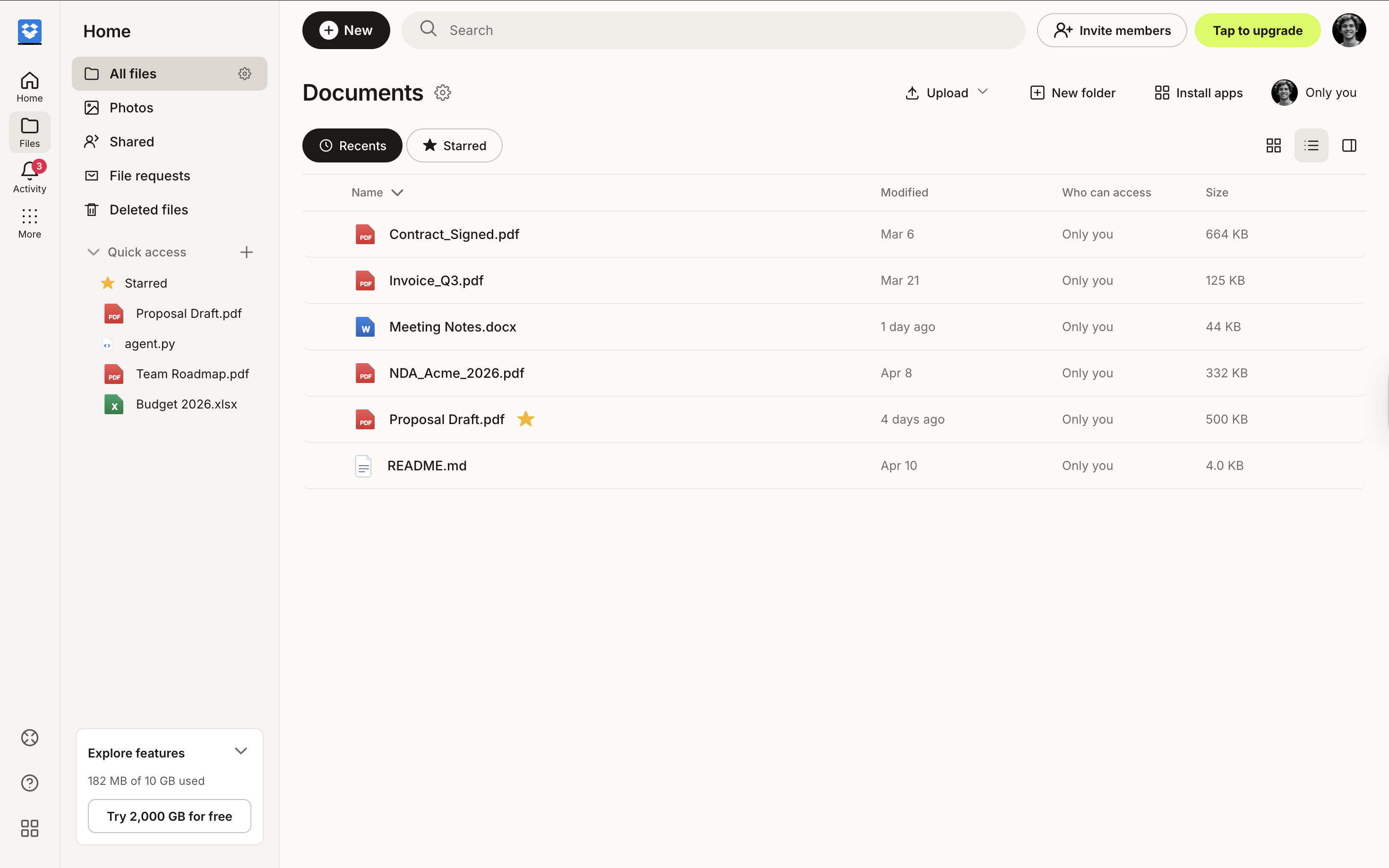 Directory detail page