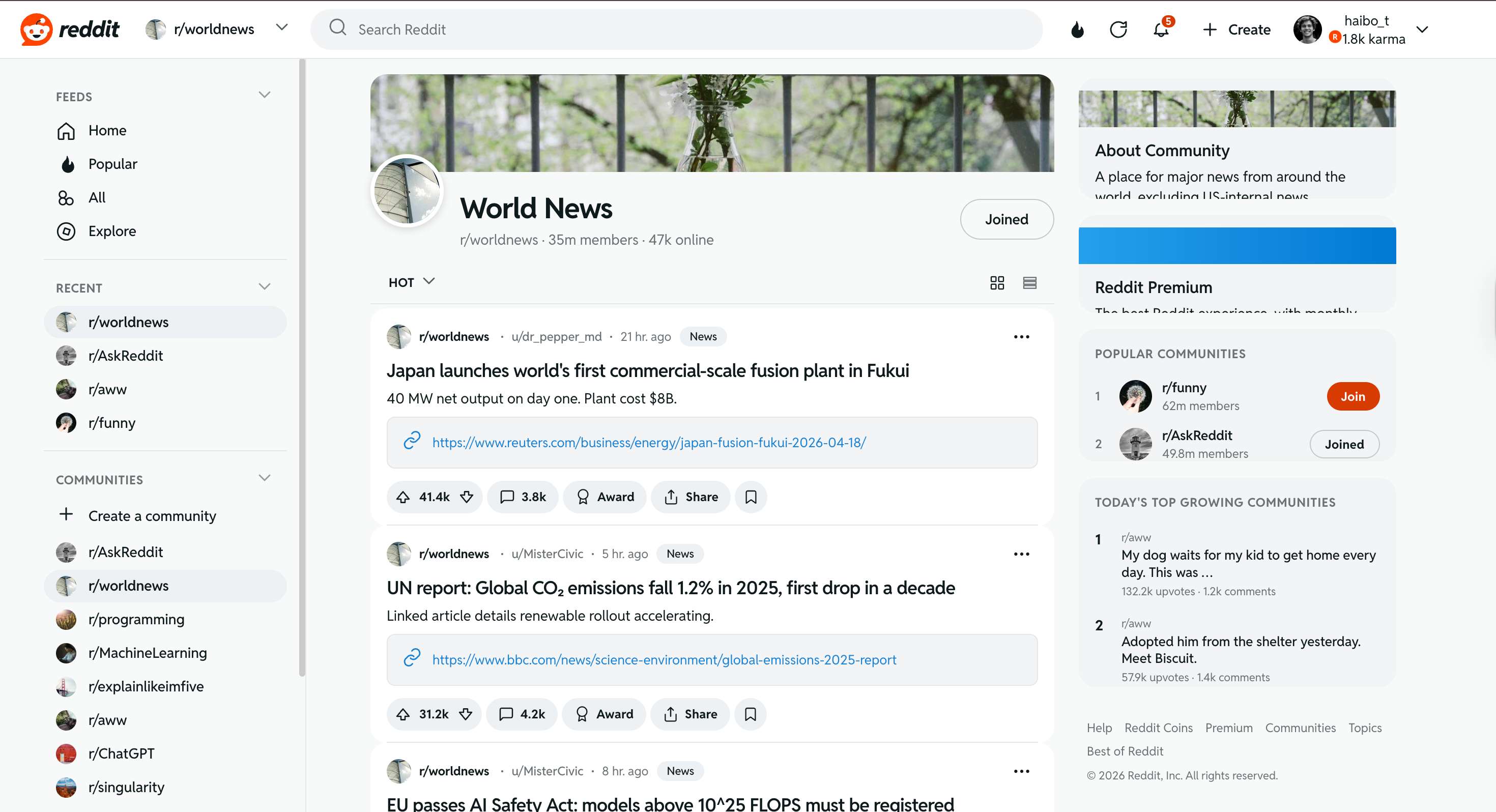 User profile page-2