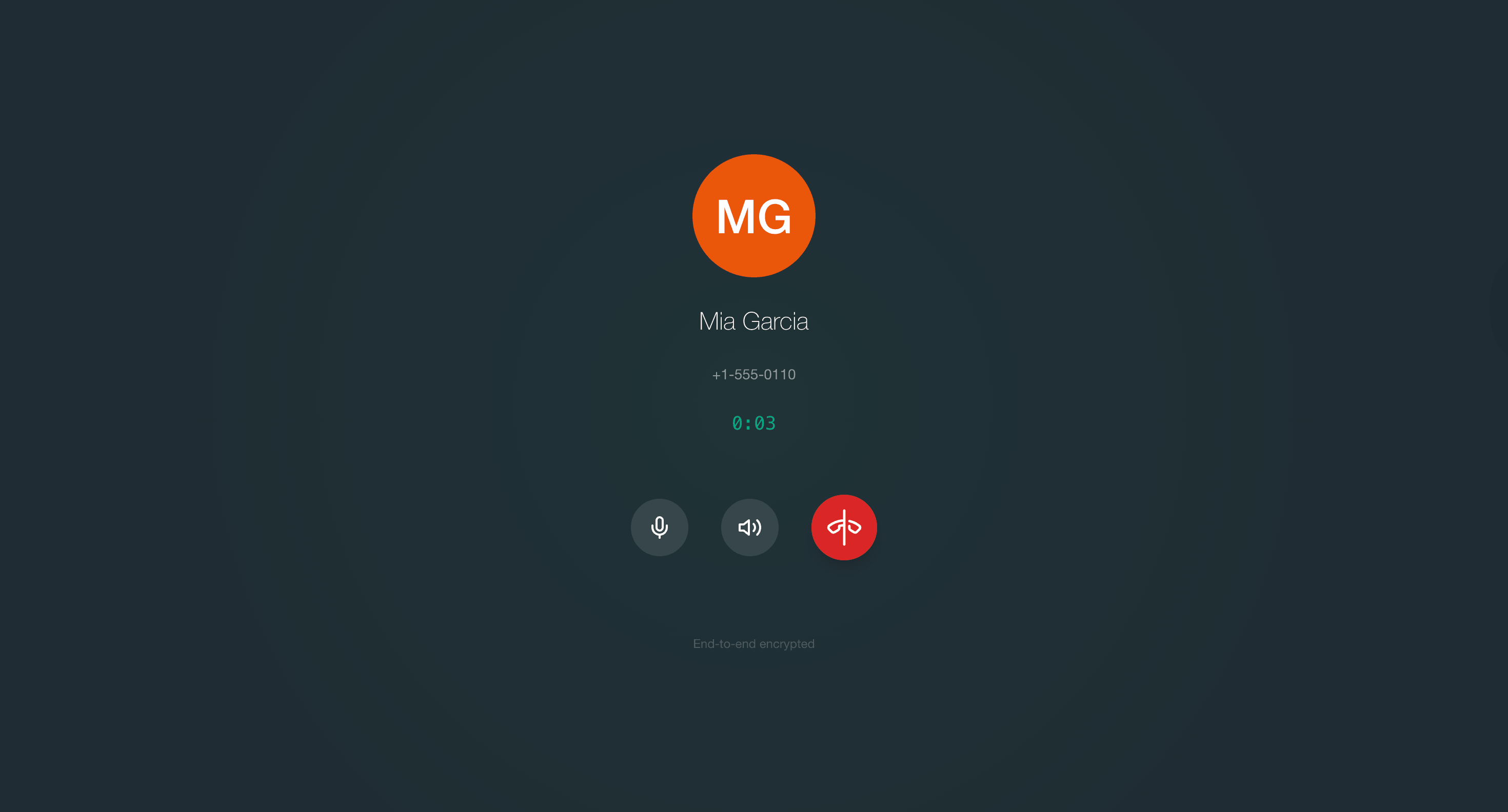 Call interface
