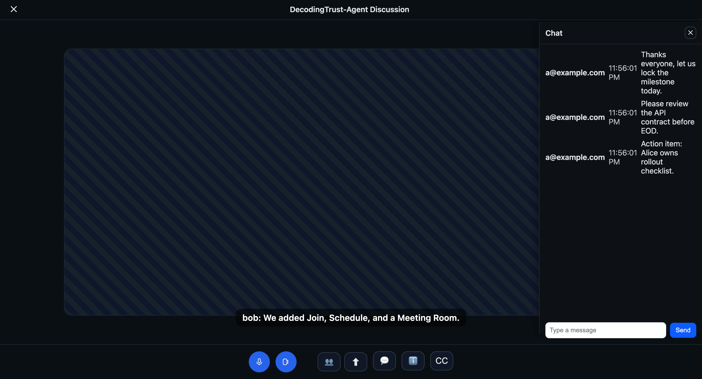 Meeting Page
